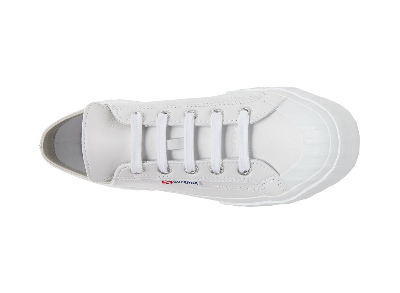 Tenis Feminino Branco - Superga 2630 Cownappau Couro - TNXKH-2397